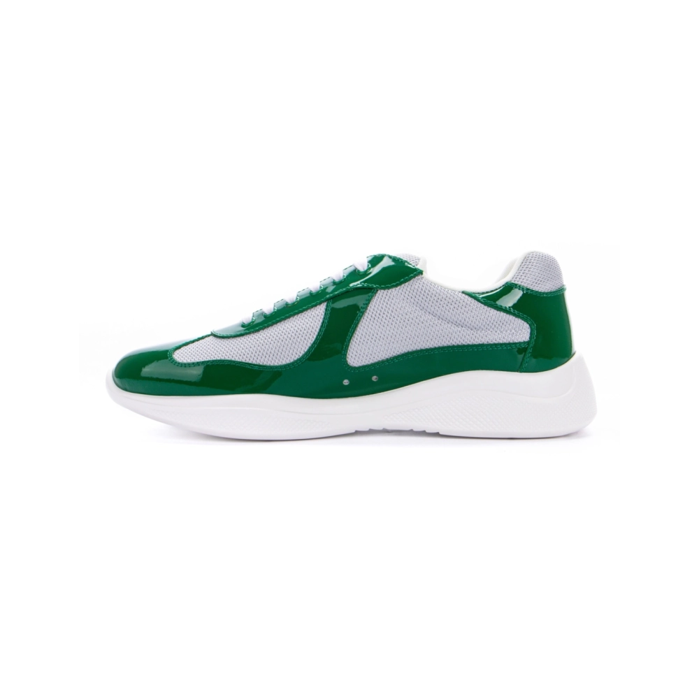 Prada Americas Cup Green Silver,PRADA SNEAKER,Other Brand Reps Sneakers