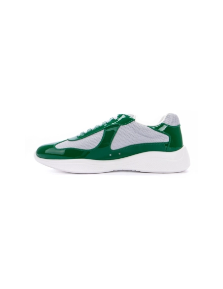 Prada Americas Cup Green Silver,PRADA SNEAKER,Other Brand Reps Sneakers