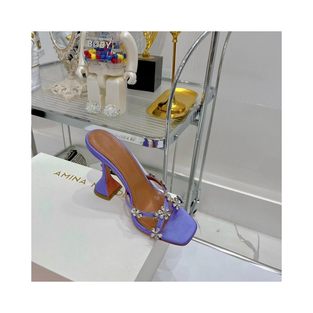 Amina Muaddi Lily Crystal Sandals H:9.5cm,Other Reps Sneakers,Other Brand Reps Sneakers