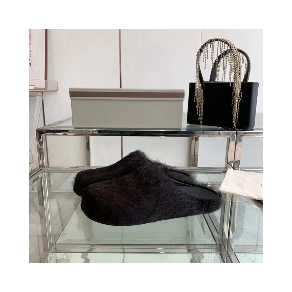 MARNI Fussbett Sabot CalfHair Backless Loafers,Other Reps Sneakers,Other Brand Reps Sneakers