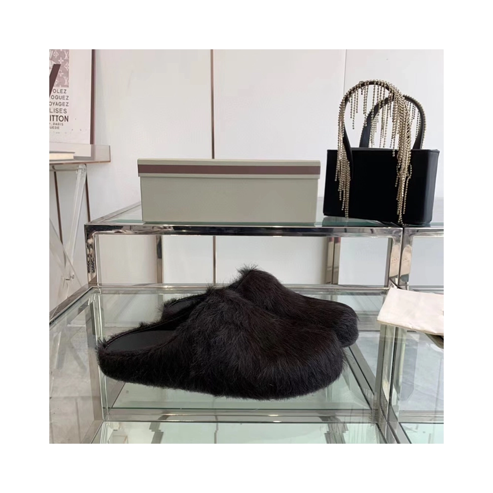 MARNI Fussbett Sabot CalfHair Backless Loafers,Other Reps Sneakers,Other Brand Reps Sneakers