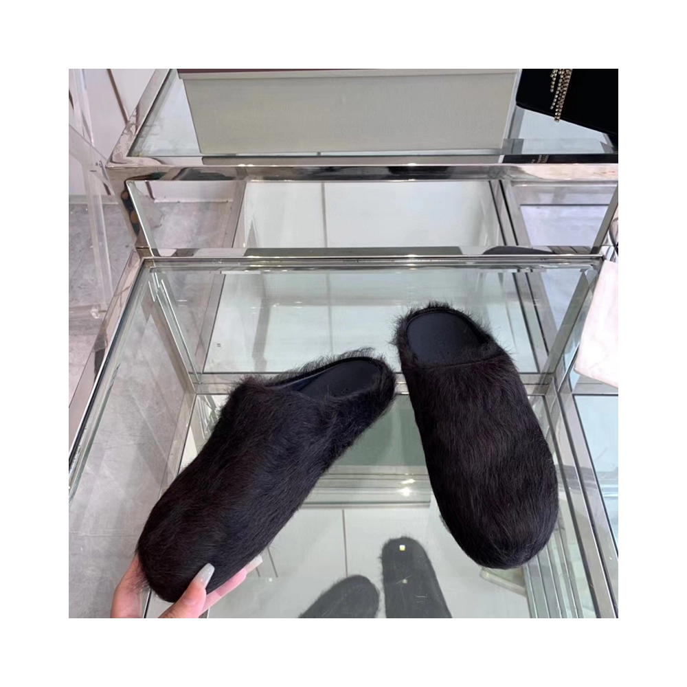 MARNI Fussbett Sabot CalfHair Backless Loafers,Other Reps Sneakers,Other Brand Reps Sneakers