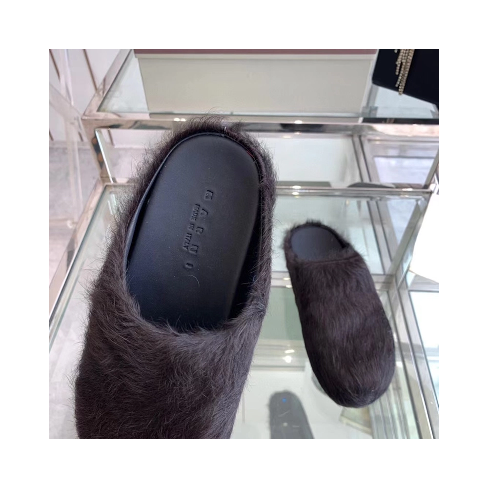 MARNI Fussbett Sabot CalfHair Backless Loafers,Other Reps Sneakers,Other Brand Reps Sneakers