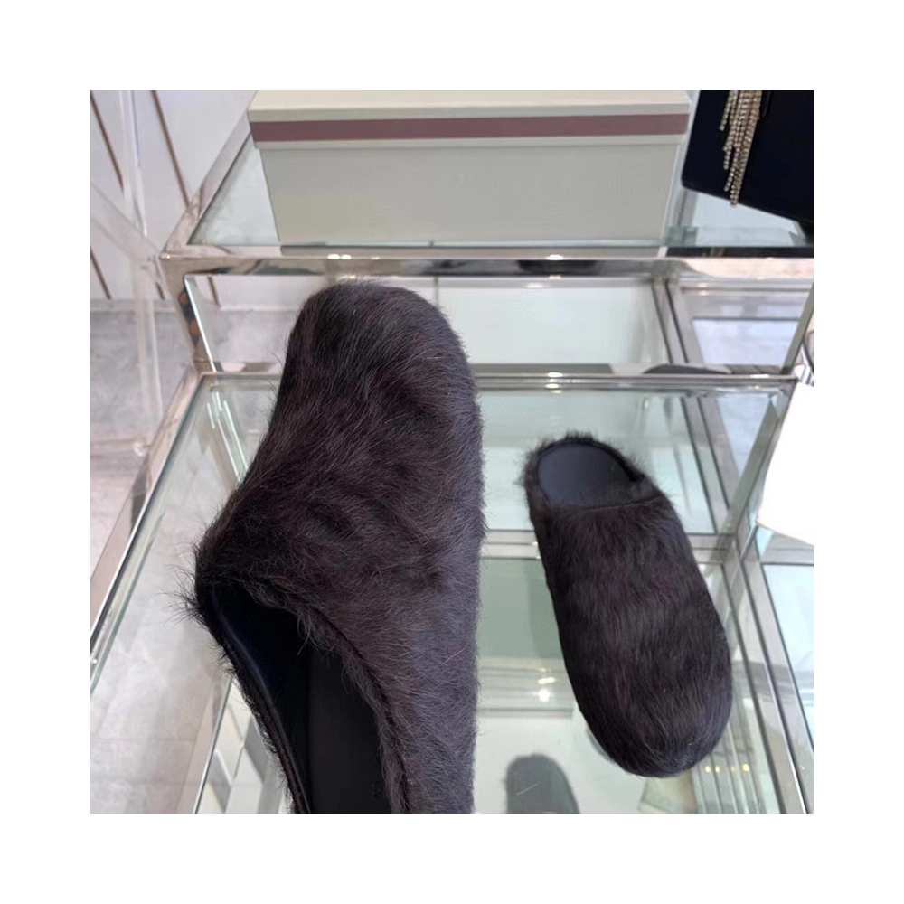 MARNI Fussbett Sabot CalfHair Backless Loafers,Other Reps Sneakers,Other Brand Reps Sneakers