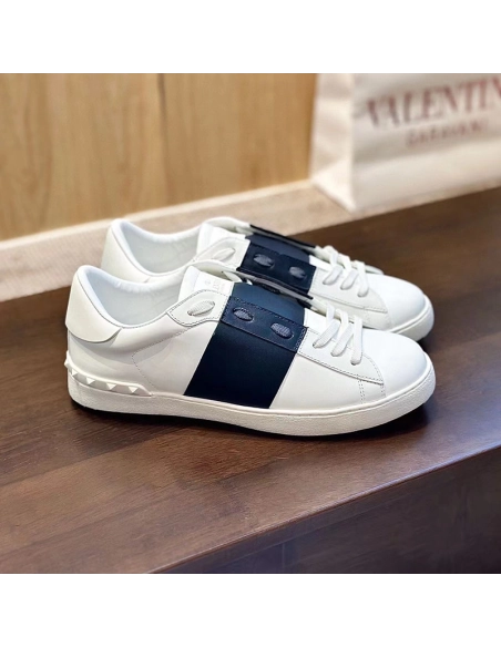 VALENTIINO CALFSKIN OPEN SNEAKER,VALENTINO,Other Brand Reps Sneakers