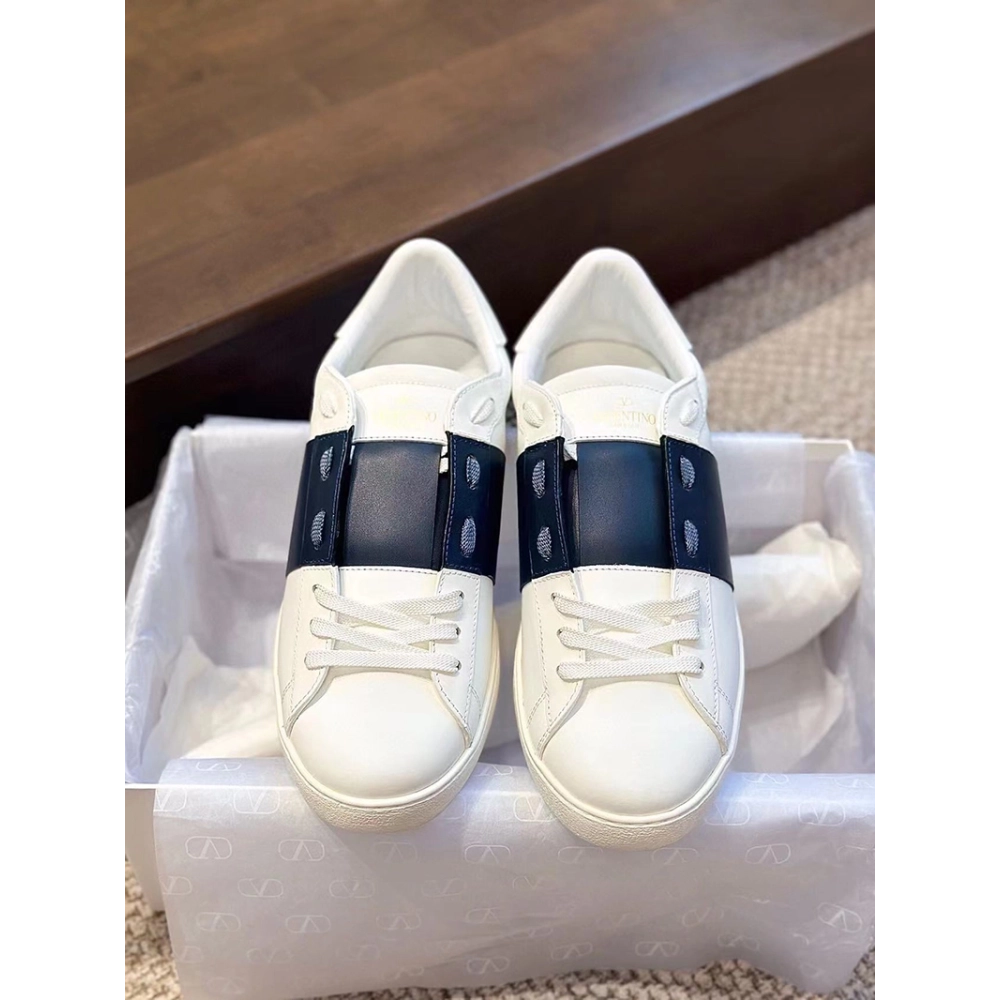 VALENTIINO CALFSKIN OPEN SNEAKER,VALENTINO,Other Brand Reps Sneakers