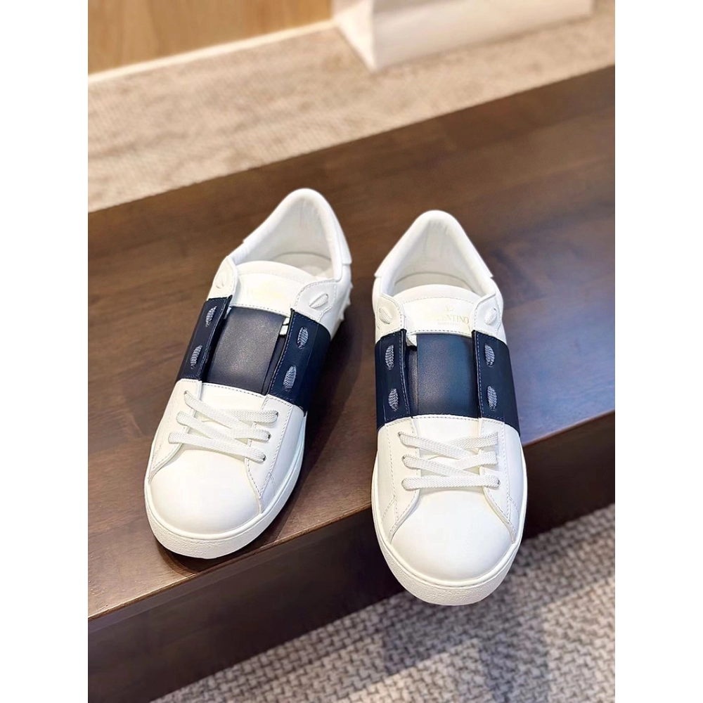 VALENTIINO CALFSKIN OPEN SNEAKER,VALENTINO,Other Brand Reps Sneakers