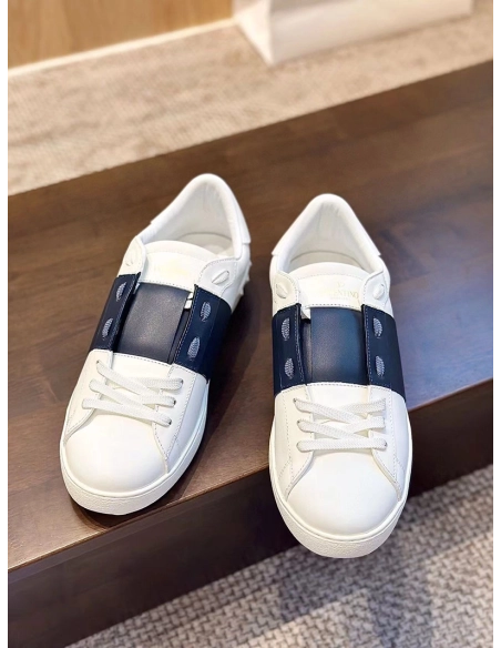 VALENTIINO CALFSKIN OPEN SNEAKER,VALENTINO,Other Brand Reps Sneakers