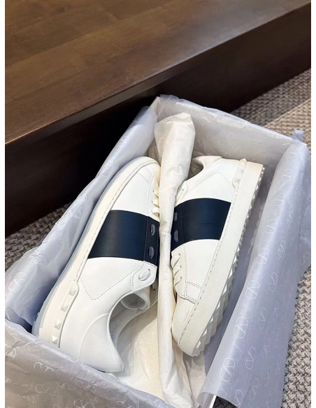 VALENTIINO CALFSKIN OPEN SNEAKER,VALENTINO,Other Brand Reps Sneakers