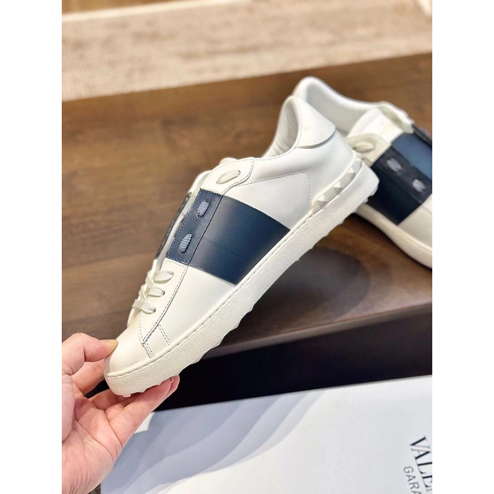 VALENTIINO CALFSKIN OPEN SNEAKER,VALENTINO,Other Brand Reps Sneakers