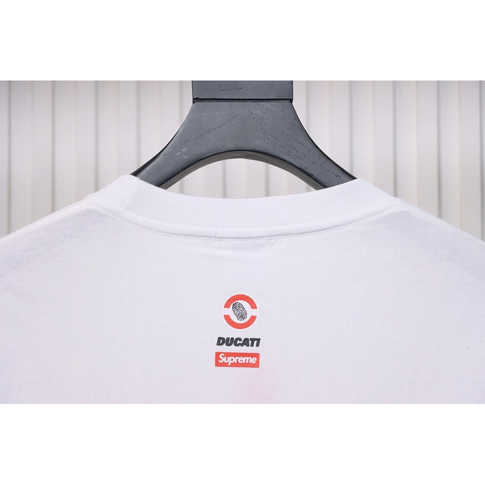 Supreme Ducati co-branded printed short-sleeved T-shirt TSK3,All order with free shipping Cheap Supreme with free shipping