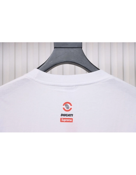 Supreme Ducati co-branded printed short-sleeved T-shirt TSK3,All order with free shipping Cheap Supreme with free shipping