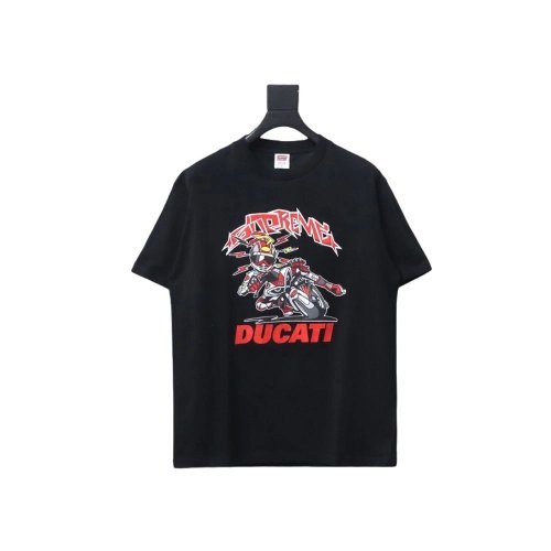 Supreme Ducati co-branded printed short-sleeved T-shirt TSK2,All order with free shipping Cheap Supreme with free shipping