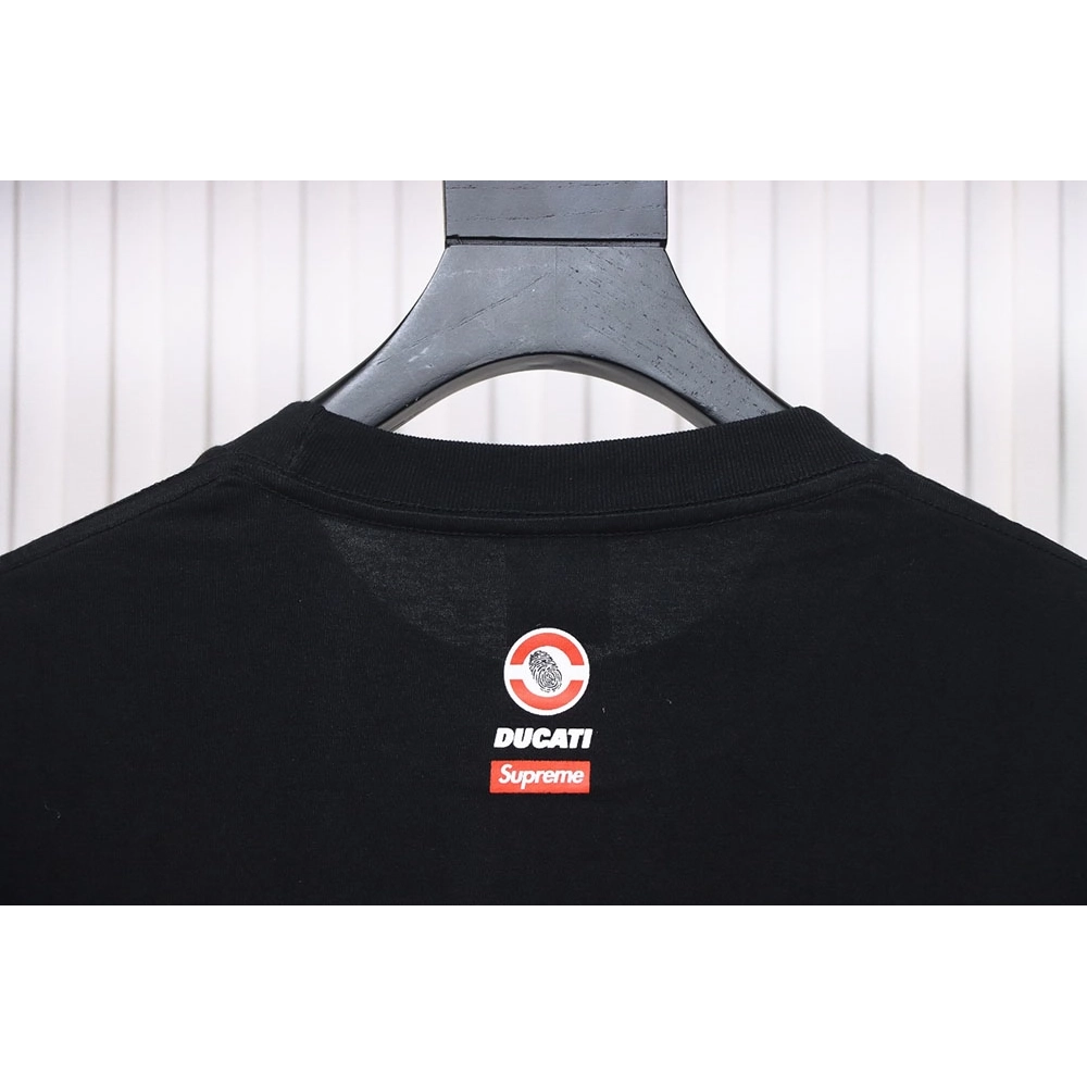 Supreme Ducati co-branded printed short-sleeved T-shirt TSK2,All order with free shipping Cheap Supreme with free shipping