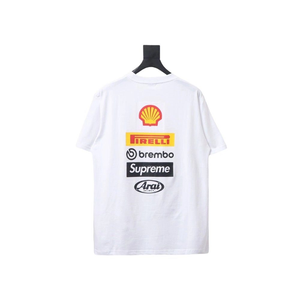 Supreme Ducati co-branded printed short-sleeved T-shirt TSK1,All order with free shipping Cheap Supreme with free shipping