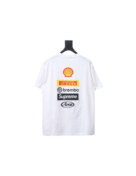 Supreme Ducati co-branded printed short-sleeved T-shirt TSK1,All order with free shipping Cheap Supreme with free shipping