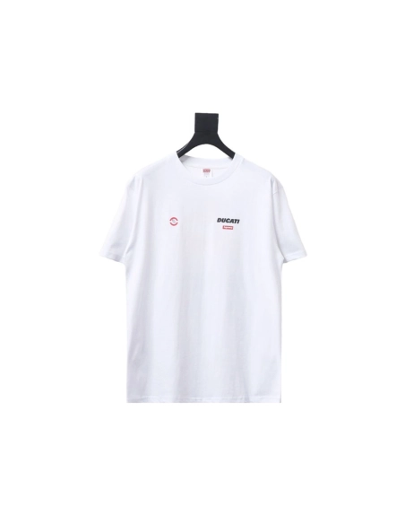 Supreme Ducati co-branded printed short-sleeved T-shirt TSK1,All order with free shipping Cheap Supreme with free shipping