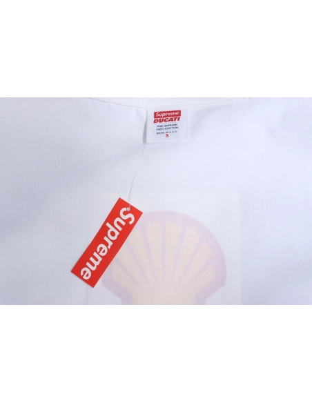 Supreme Ducati co-branded printed short-sleeved T-shirt TSK1,All order with free shipping Cheap Supreme with free shipping
