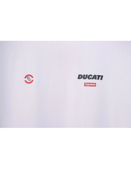 Supreme Ducati co-branded printed short-sleeved T-shirt TSK1,All order with free shipping Cheap Supreme with free shipping