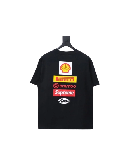 Supreme Ducati co-branded printed short-sleeved T-shirt,All order with free shipping Cheap Supreme with free shipping