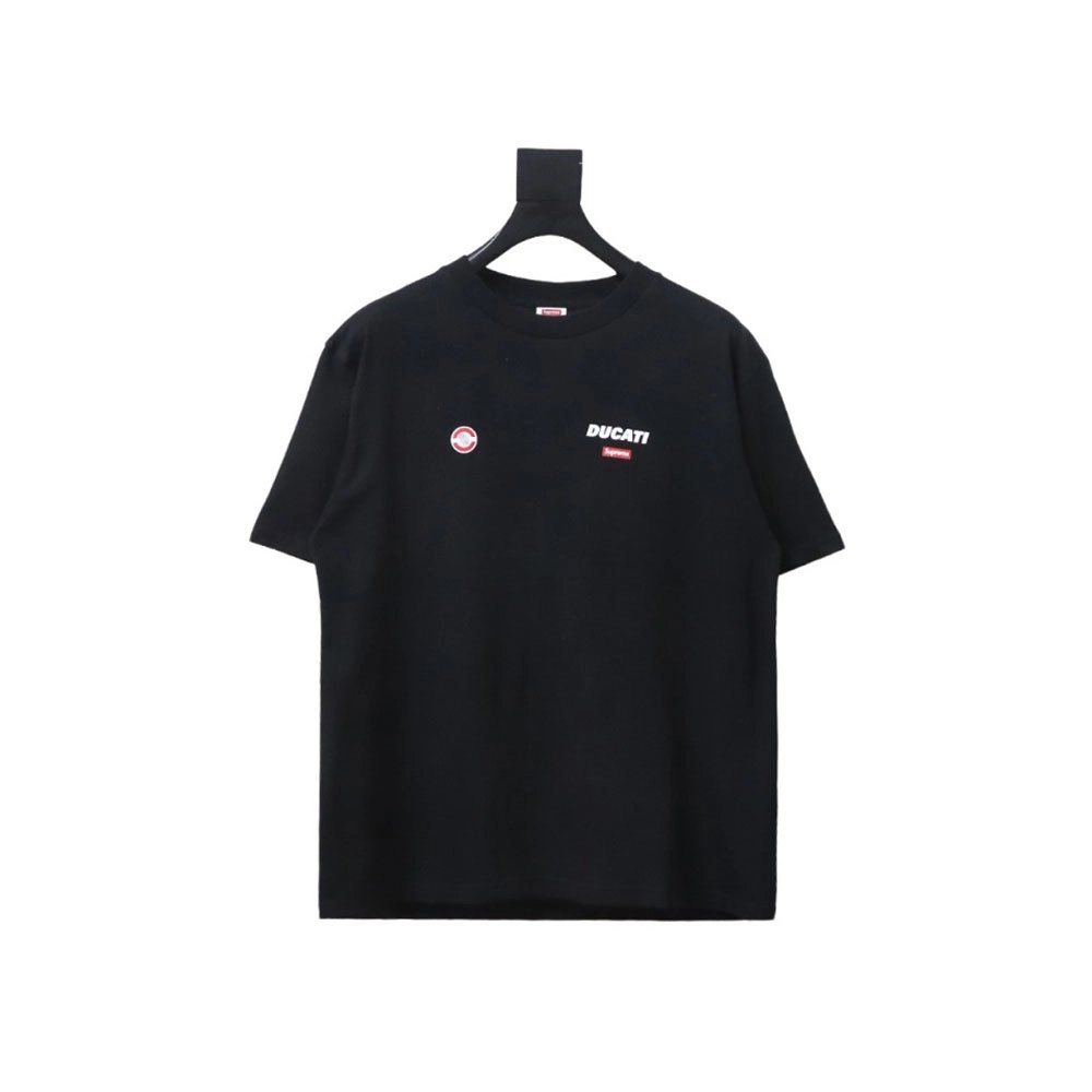 Supreme Ducati co-branded printed short-sleeved T-shirt,All order with free shipping Cheap Supreme with free shipping