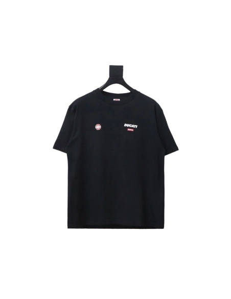 Supreme Ducati co-branded printed short-sleeved T-shirt,All order with free shipping Cheap Supreme with free shipping