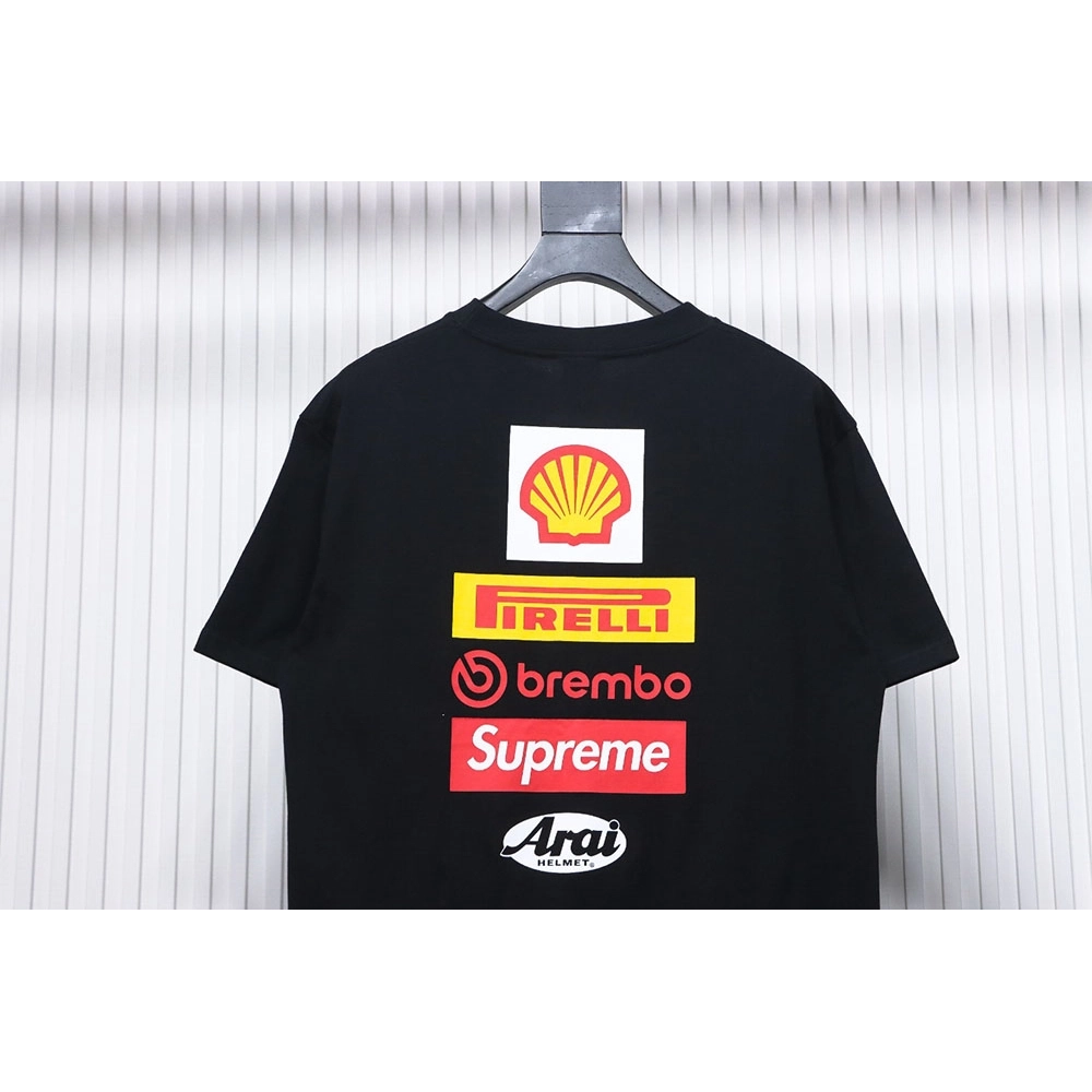 Supreme Ducati co-branded printed short-sleeved T-shirt,All order with free shipping Cheap Supreme with free shipping