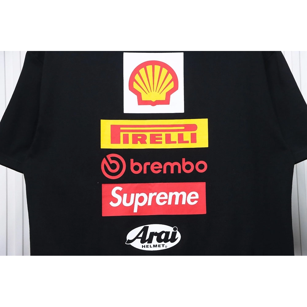 Supreme Ducati co-branded printed short-sleeved T-shirt,All order with free shipping Cheap Supreme with free shipping
