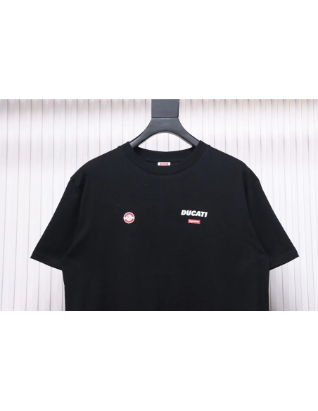 Supreme Ducati co-branded printed short-sleeved T-shirt,All order with free shipping Cheap Supreme with free shipping