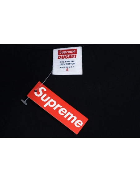 Supreme Ducati co-branded printed short-sleeved T-shirt,All order with free shipping Cheap Supreme with free shipping
