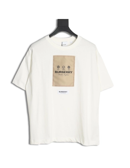 Burberry chest label short sleeve T-shirt,All order with free shipping Burberry