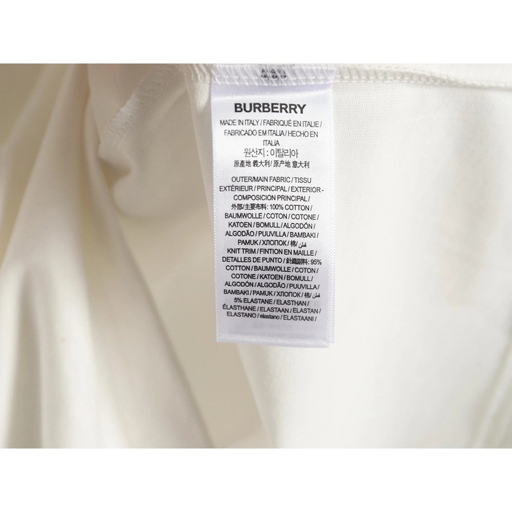 Burberry chest label short sleeve T-shirt,All order with free shipping Burberry