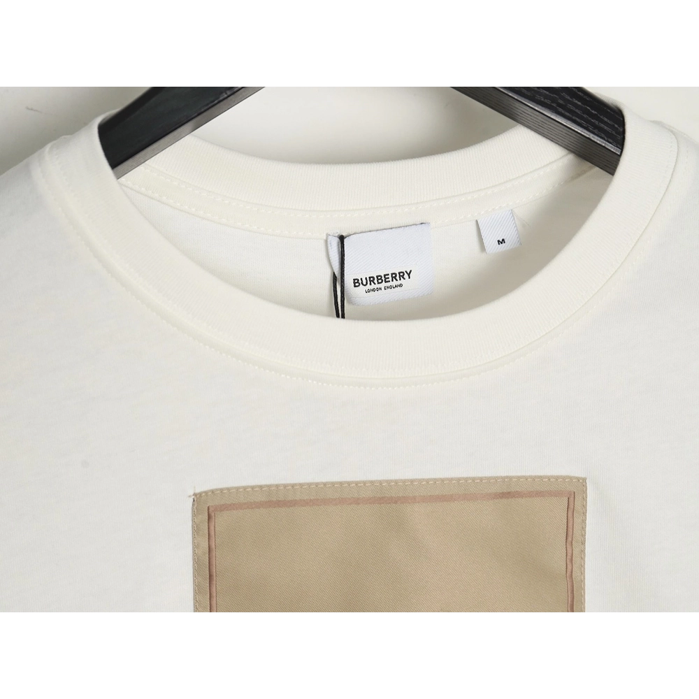 Burberry chest label short sleeve T-shirt,All order with free shipping Burberry
