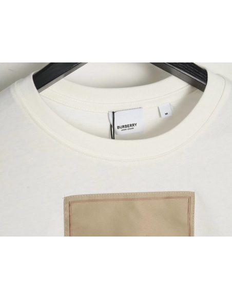 Burberry chest label short sleeve T-shirt,All order with free shipping Burberry