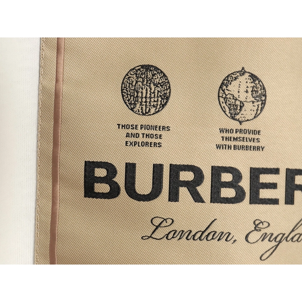 Burberry chest label short sleeve T-shirt,All order with free shipping Burberry