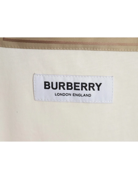 Burberry chest label short sleeve T-shirt,All order with free shipping Burberry