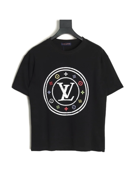 Reps Louis Vuitton circle monogram short-sleeved T-shirt TSK1,All order with free shipping Reps Louis Vuitton