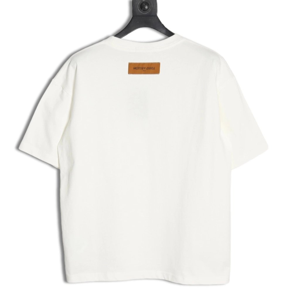 Reps Louis Vuitton circle monogram short-sleeved T-shirt,All order with free shipping Reps Louis Vuitton