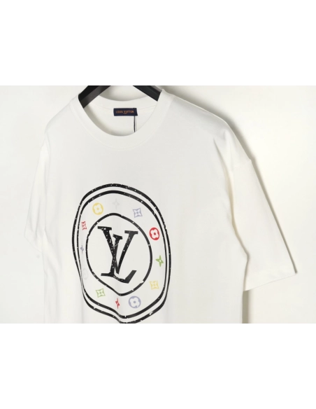 Reps Louis Vuitton circle monogram short-sleeved T-shirt,All order with free shipping Reps Louis Vuitton