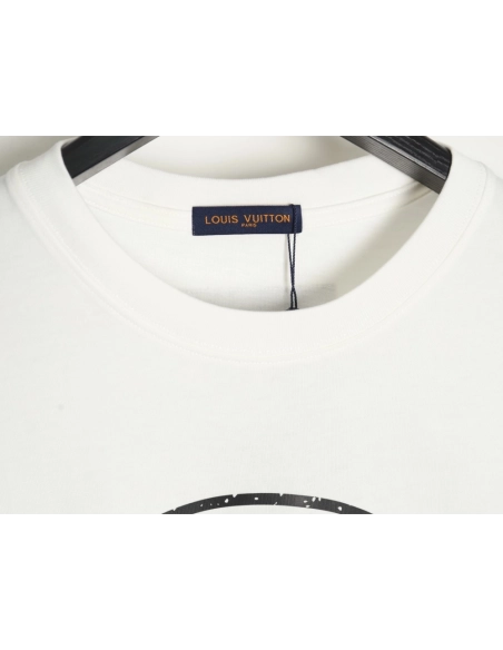 Reps Louis Vuitton circle monogram short-sleeved T-shirt,All order with free shipping Reps Louis Vuitton