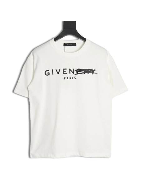 Givenchy altered lettering short-sleeved T-shirt,All order with free shipping Givenchy