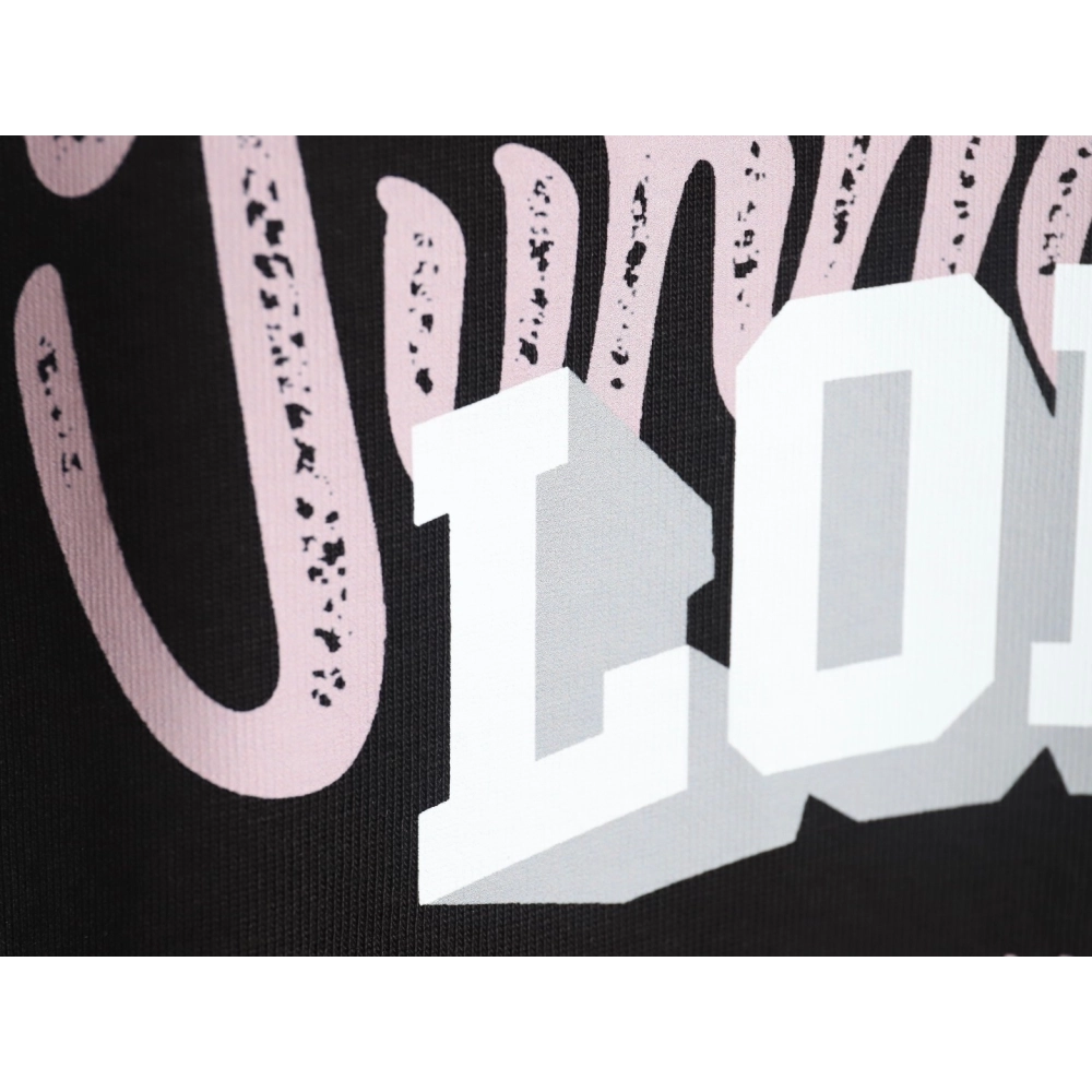 Loewe Overlapping Lettering Short Sleeve T-Shirt TSK1,All order with free shipping Loewe