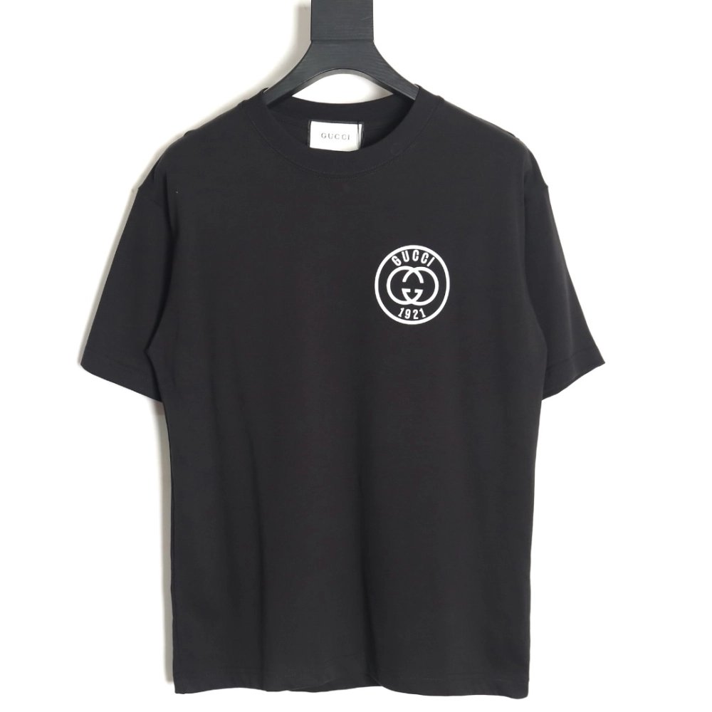 Reps Gucci Circle Short Sleeve T-Shirt TSK1,All order with free shipping Reps Gucci
