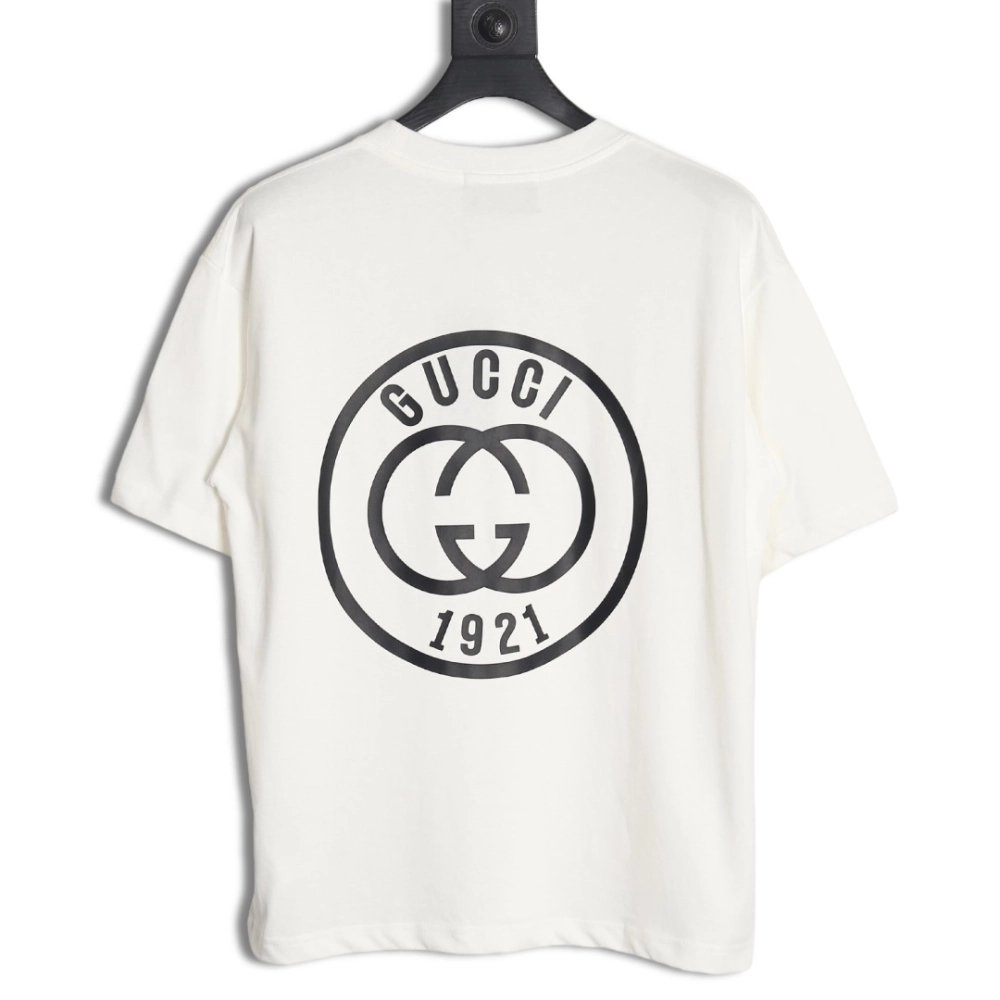Reps Gucci Circle Short Sleeve T-Shirt,All order with free shipping Reps Gucci