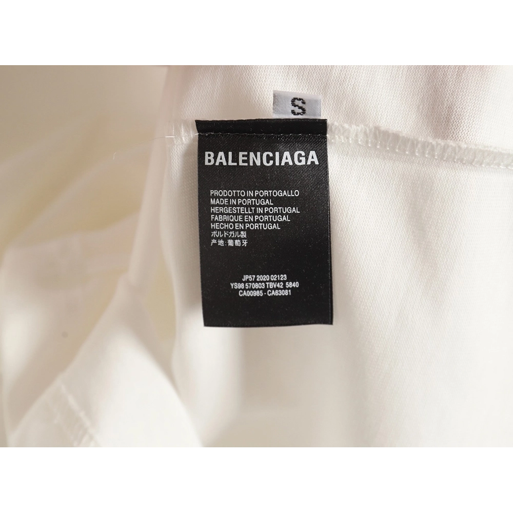 Balenciaga Clear Vinyl Short Sleeve T-Shirt,All order with free shipping Balenciaga
