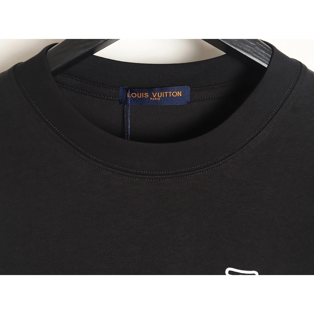 Reps Louis Vuitton line logo short-sleeved T-shirt TSK1,All order with free shipping Reps Louis Vuitton