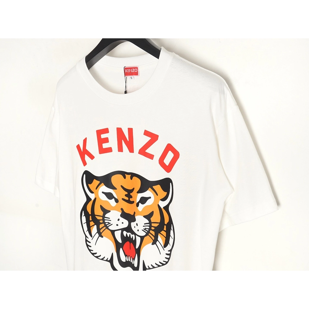 Kenzo tiger head short-sleeved T-shirt,All order with free shipping Kenzo
