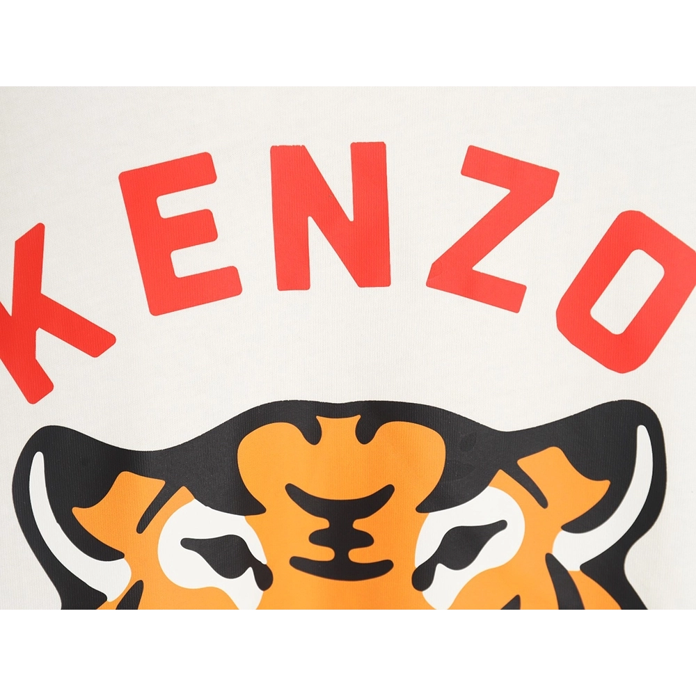 Kenzo tiger head short-sleeved T-shirt,All order with free shipping Kenzo