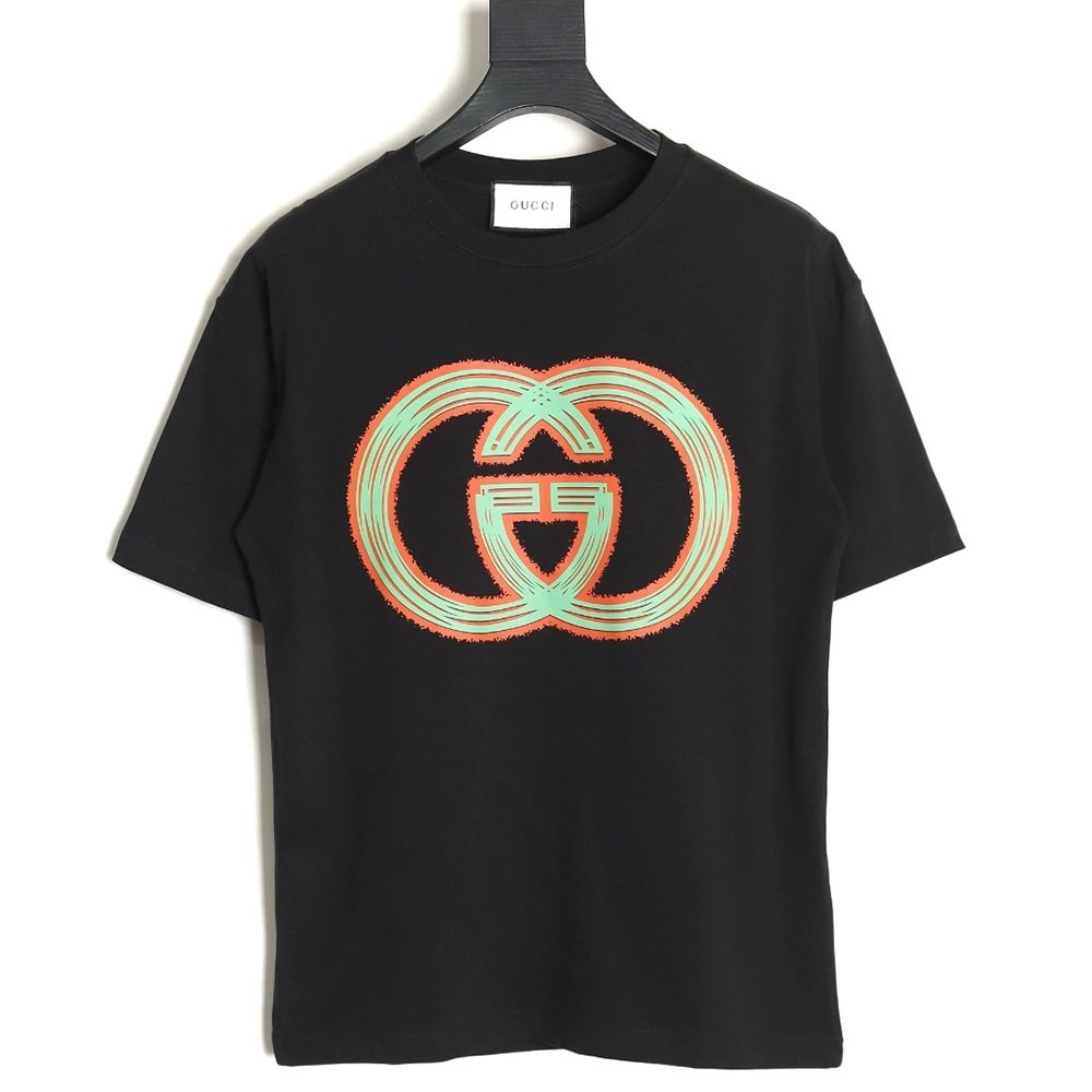 Reps Gucci Big Double G Short Sleeve T-shirt TSK1,All order with free shipping Reps Gucci
