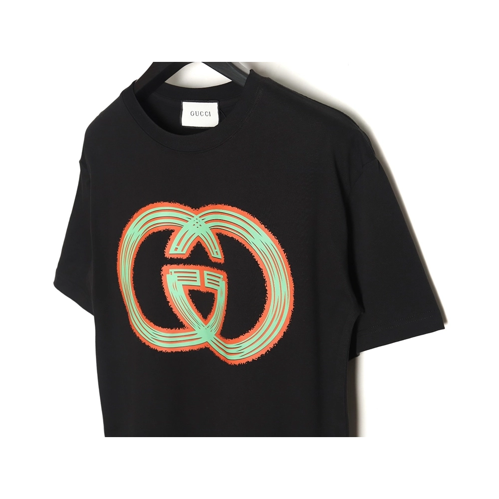 Reps Gucci Big Double G Short Sleeve T-shirt TSK1,All order with free shipping Reps Gucci